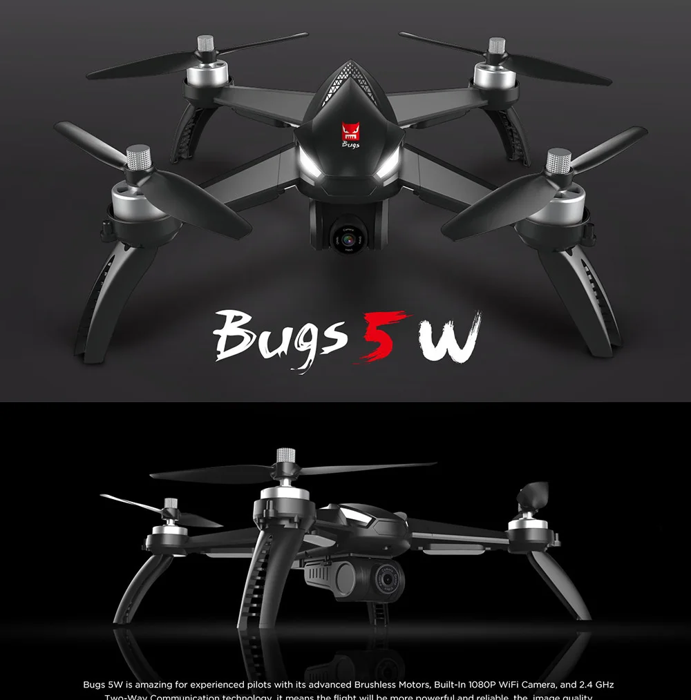 Professional Drone MJX B5W GPS RC Drone with WIFI FPV 1080P HD Camera