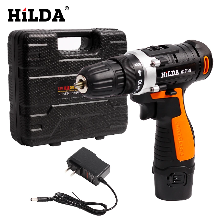 

Cordless drill with Plastic case screwdriver Lithium Battery Electric Drill Furadeira Cordless Screwdriver Power Tools
