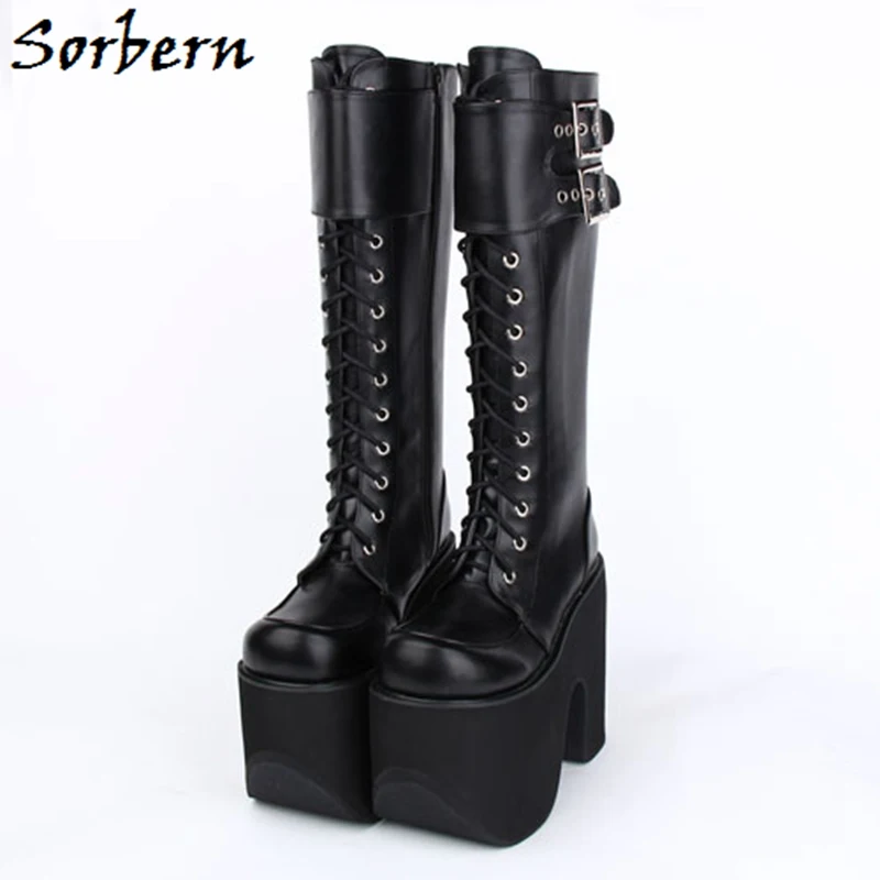 ladies designer knee high boots