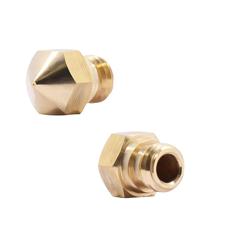 1Pcs MK10 Nozzle For 3D Printer M7 Thread Brass 0.2/0.3/0.4/0.5/0.6/0.8/1.0mm 1.75mm Filament For MK10 Extruder