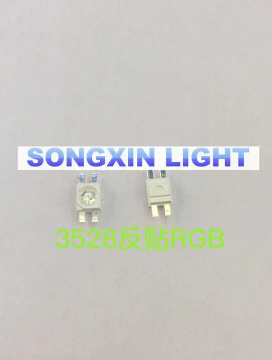 Светодиодный общий анод SMT SMD 3528/6028 RGB 70 шт. триколор (красный зеленый синий) 1210