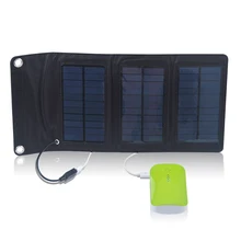 igh efficiency Portable 5W solar phone charger for iPad/ Mobile phone/PDA/ MP4/digital camera