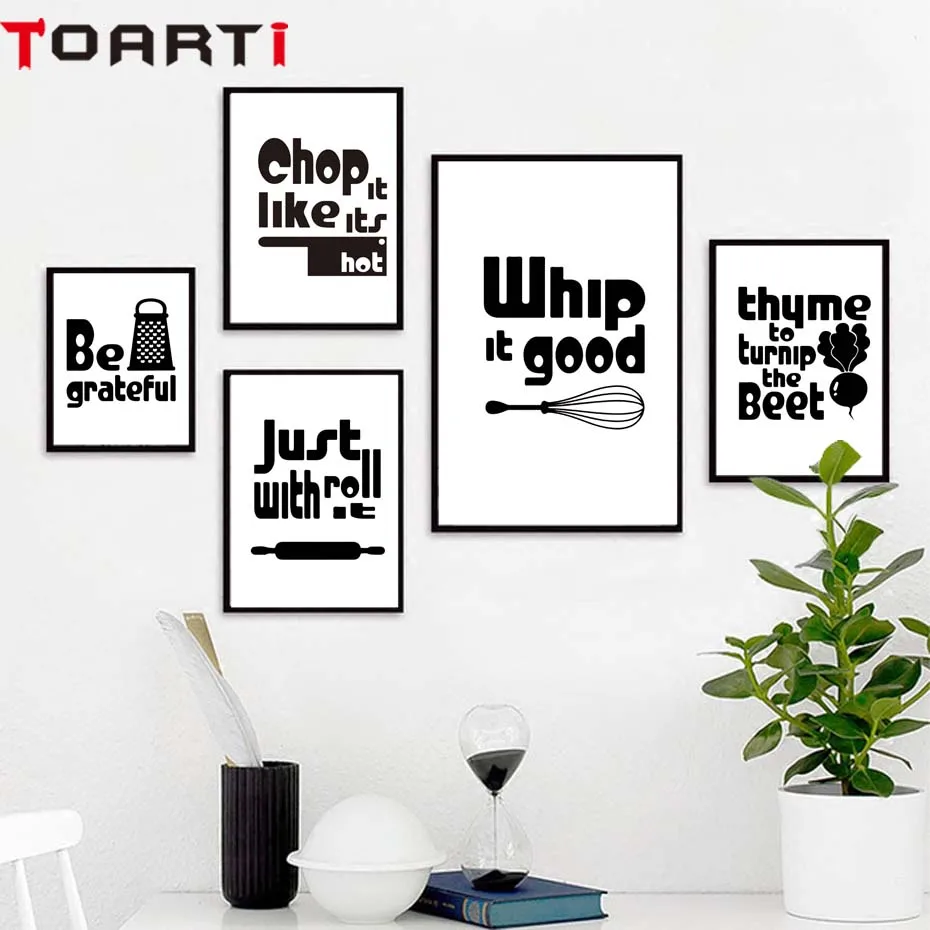 Kitchen Tools Poster Modern Canvas Painting Cook Wall Art Prints