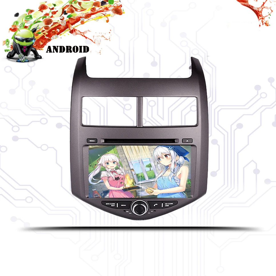 Discount 3G/4G LTE Navigation Dvd Android 9.0 System Stereo For Chevrolet Aveo Sonic 2011-2013 -18 Car Gps Multimedia Player Radio Audio 5