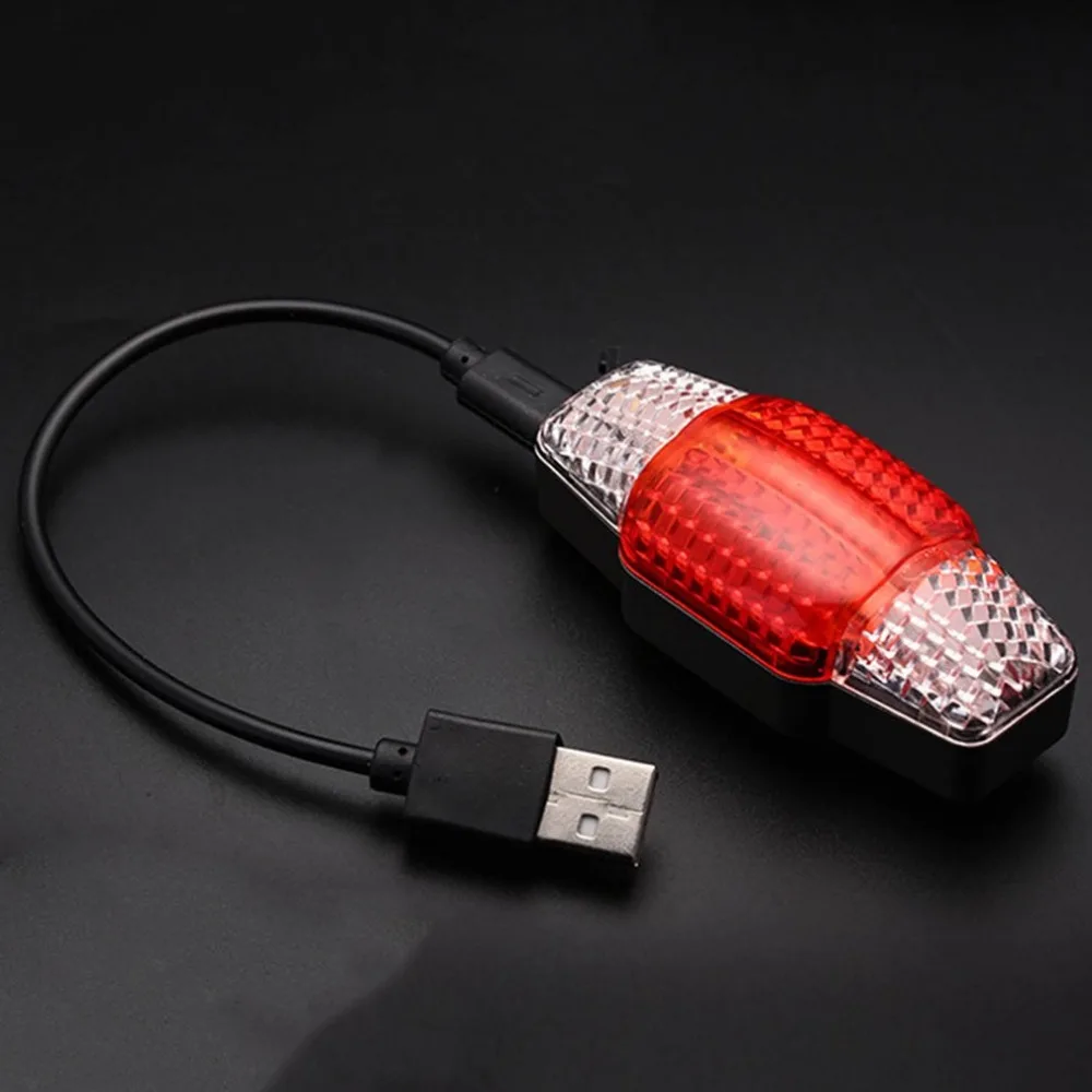 Bicycle Light Intelligent Turn Signal Brake Light USB Rechargeable Light COB LED Bike Lights