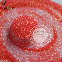 № 52 0,4 мм размер блестящий неоновый Радужный персиковый цвет блестящий порошок