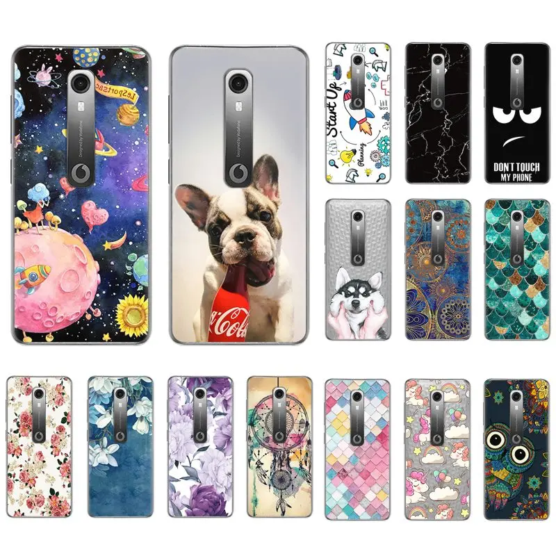 

Phone Case For Vodafone Smart N10 Cute Cartoon Painted TPU Silicone Soft Case