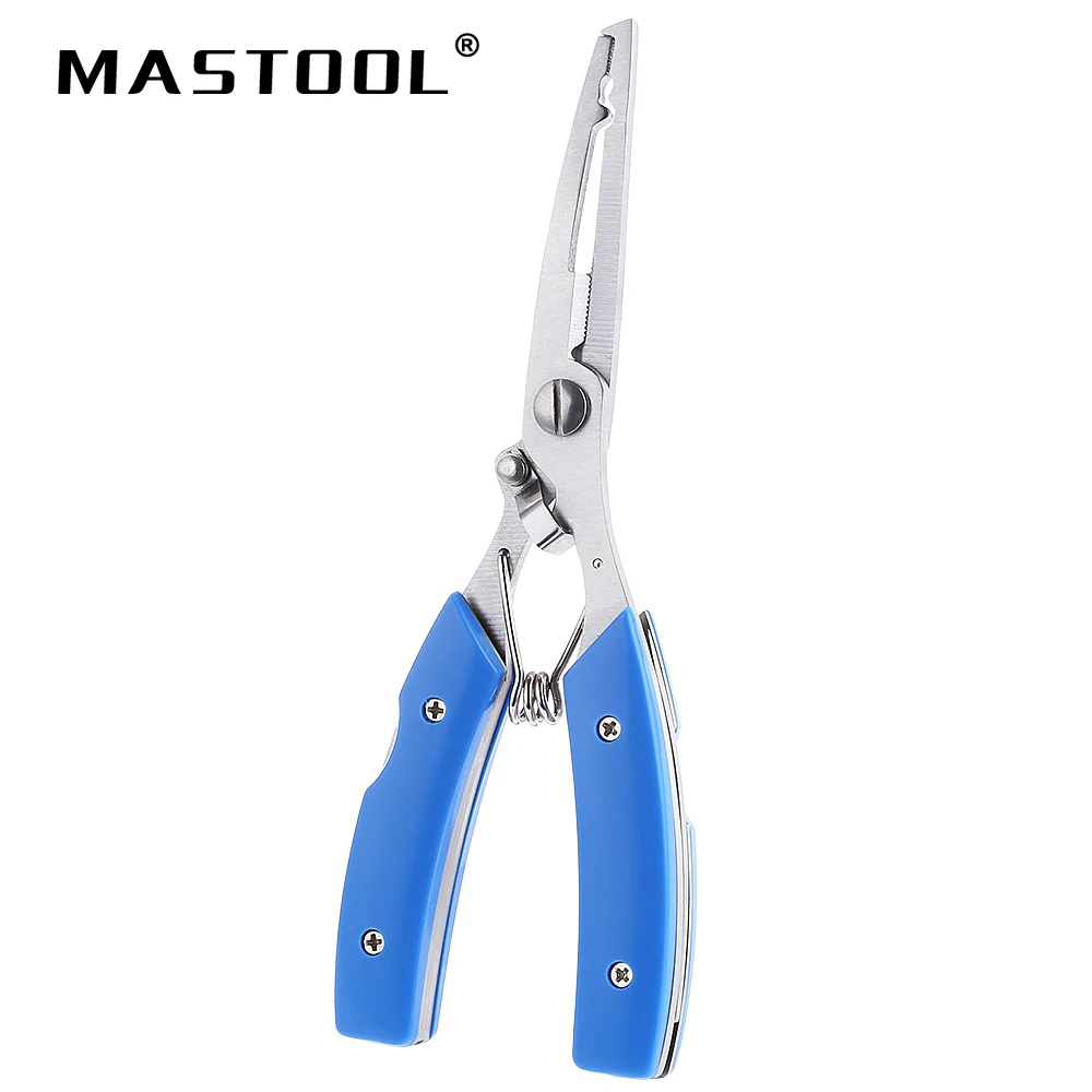 

Fishing Multifunctional Plier Stainless Steel Fish Tackle Lure Hook Remover Line Cutter Scissors