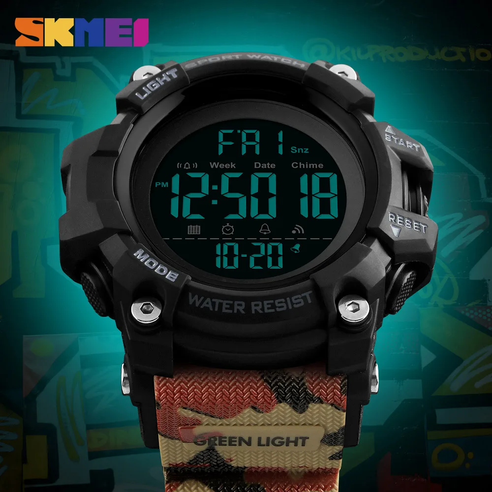 SKMEI Men Sport Watch Chronograph Fashion Man Watch Top Water Resistant Countdown Clock Digital Wristwatch Relogio Masculino Hot