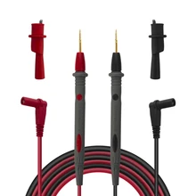 PT1008 20A 1000V Slicon резиновый провод замедлительный позолоченный острый игольчатый зонд Цифровой мультиметровый тестовый провод