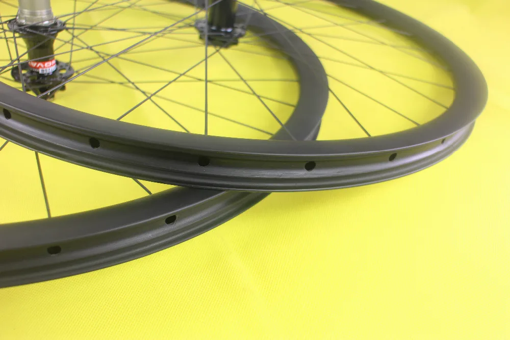 27 5 er MTB XC racing lefty carbon Wheel set 30 мм x 25 передняя 100 Задняя 135 Внутренние соски для