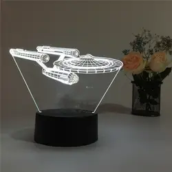 3D лампа светодио дный ночник 7 цветов Изменение стол настольная лампа Хэллоуин подарок декор