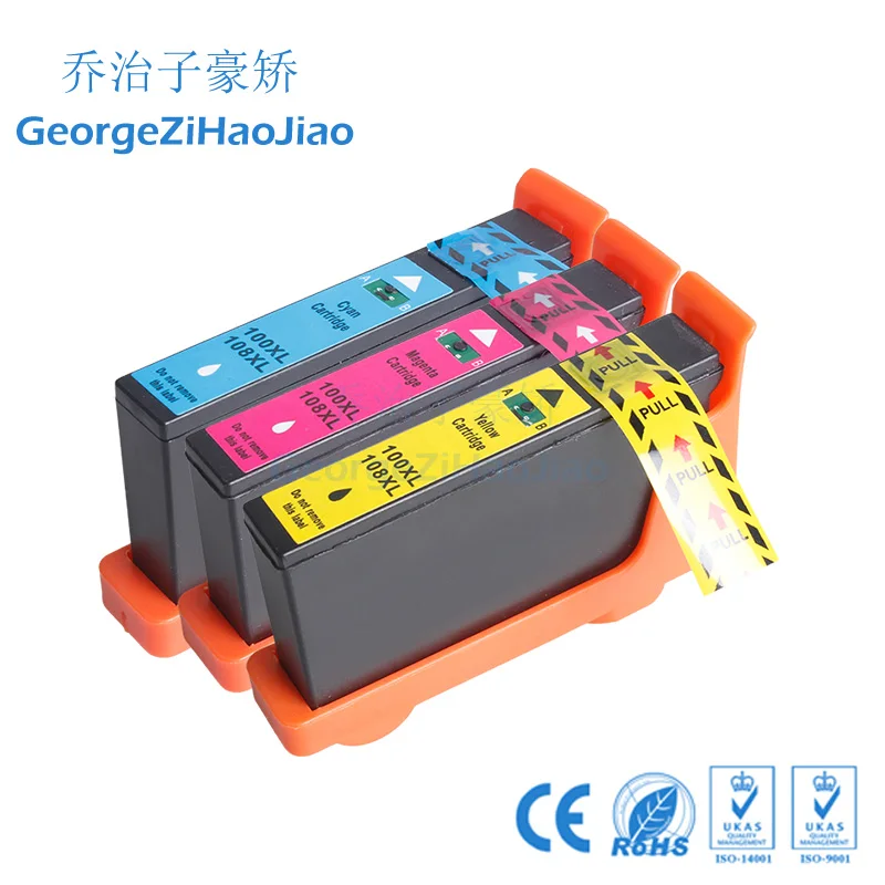 

LM100 100XL Ink Cartridge Compatible for 108XL Lexmark S305/S405/S505/S605/Pro205/705/805/905 Printers 3