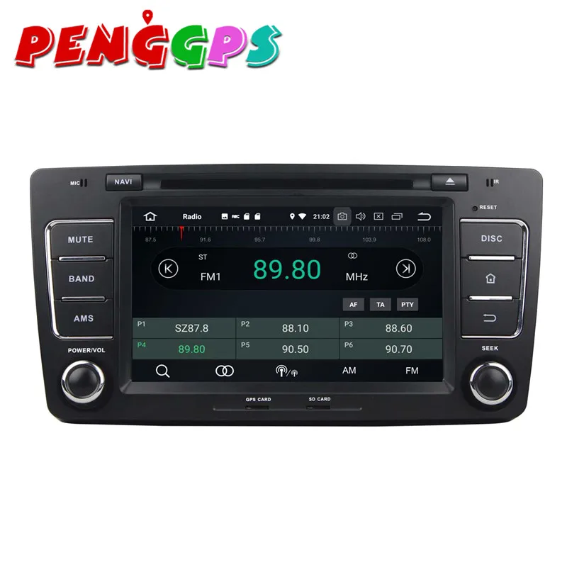 Cheap Android 8.0 7.1 Car DVD Player GPS Navigation Headunit For Skoda Octavia 2012 Car Stereo Auto Multimedia Satnav Video Autounit 6