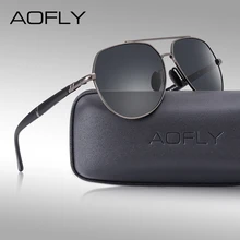 AOFLY, дизайн, Ретро стиль, поляризационные солнцезащитные очки, мужские, брендовые, авиационные, солнцезащитные очки, для вождения, оттенки, для мужчин, очки, аксессуары