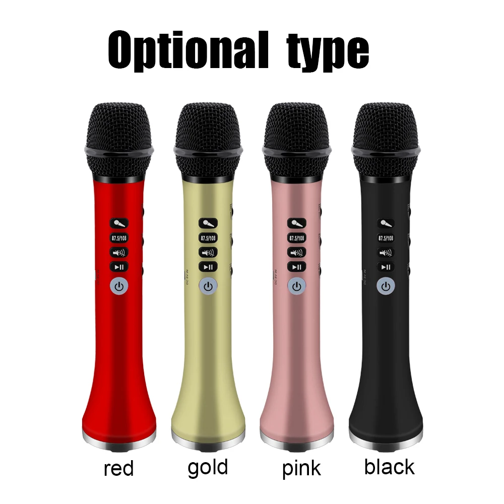 

Wireless Karaoke Microphone BT Speaker 2-in-1 Handheld Sing Recording Portable KTV Player