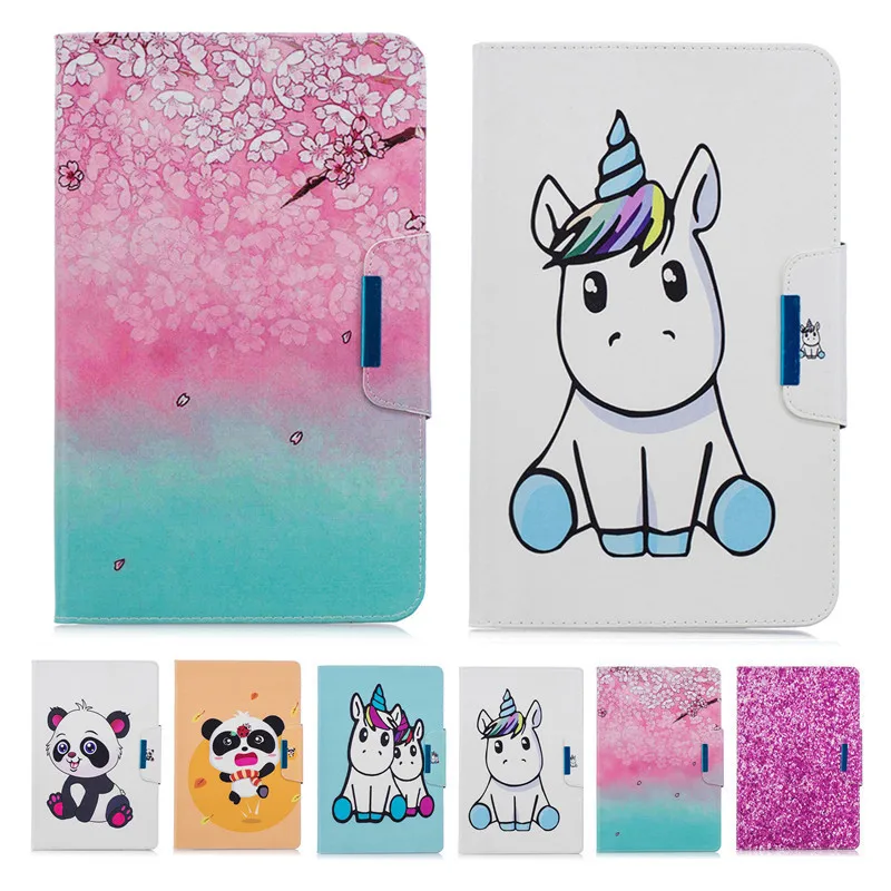 

For Samsung Galaxy tab e 9.6 case Smart Tablet Fashion Panda Unicorn Cover Funda For samsung tab e 9.6 case T560 SM-T560 T561