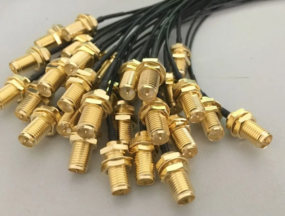 Коннектор 1 13 RP SMA мама к IPX u.fl коннектор IPEX радиочастотный ОТРЕЗОК кабеля мм 5 см 15