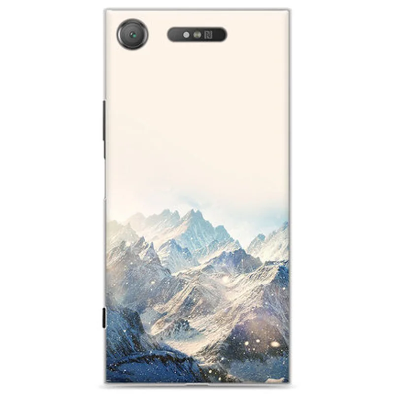 5 2 "XZ1 Мультфильм Окрашенные чехлы для Sony Xperia XZ1 чехол тонкий мягкий G8342
