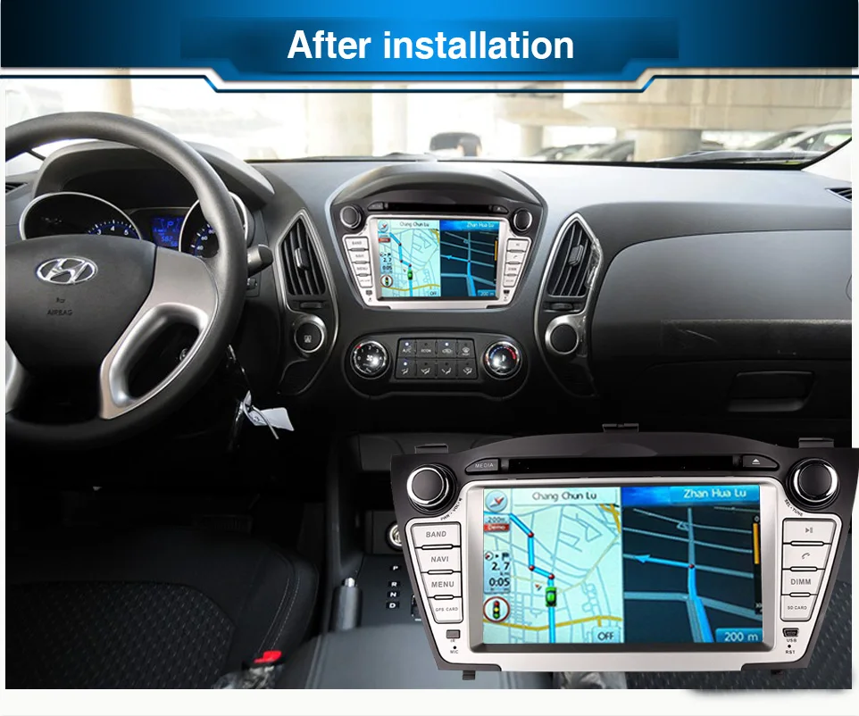 Best FREE GIFTS Quad Core Android Fit HYUNDAI TUCSON IX35/TUCSON IX 2009 2010 2011 2012 2013 2014 Car DVD Player GPS Radio Navigation 1