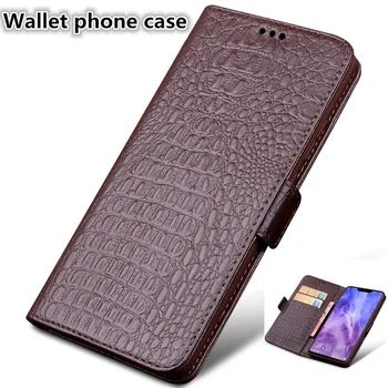 

Genuine leather wallet case card slot phone bag for Motorola Moto G7 Play/Motorola Moto G7 Power wallet phone case stand funda