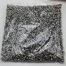 400 набор 4 мм* 8 мм* 4 мм античные серебряные металлические медные люверсы пуговицы аксессуары для одежды сумки фурнитура