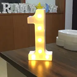 INS продает 0-9 цифровой светодиодный модель Свадебные ночник рождения предложение свет используется для свадьбы День рождения и фестиваль