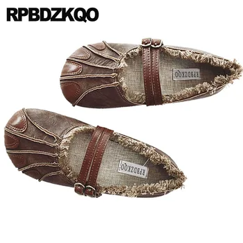 

2018 designer shoes china chinese size 35 mary jane factory direct ladies women japanese school flats british style round toe