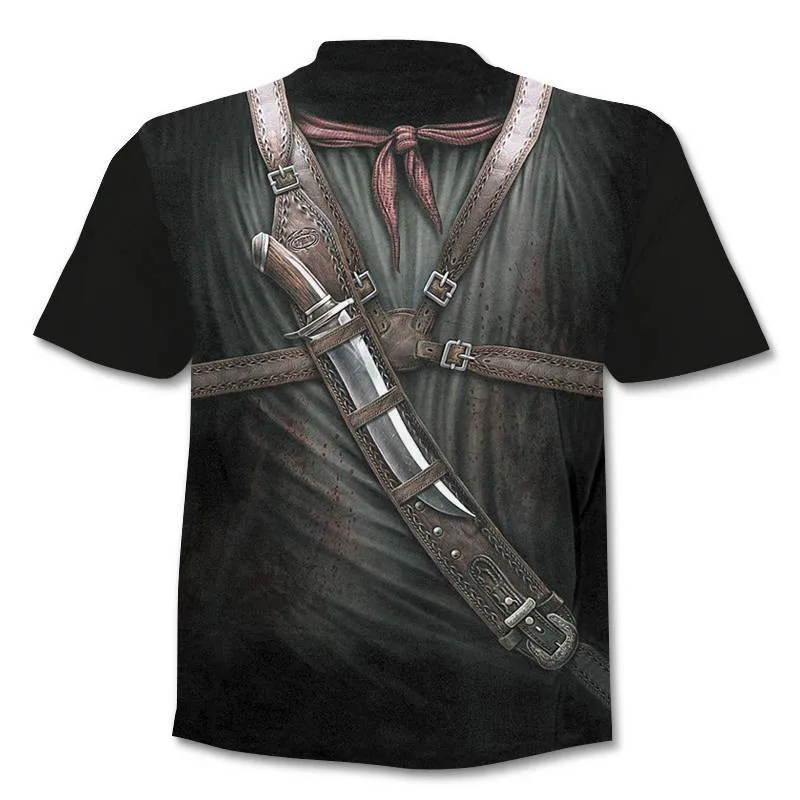 HTB1c RgaIrrK1Rjy1zeq6xalFXah - Skull Print Design T-Shirt