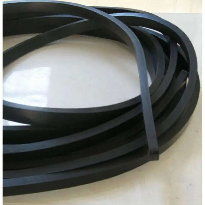 

7mmx7mm Viton rubber Strip Oil Resist Heat Resist Sealing strip FKM rubber fuorubber rubber sealing Black Color