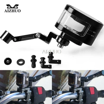 

Motorcycle Brake Fluid Oil Reservoir Cup Tank+Support Bracket For YAMAHA WR125X/R X MAX KTM DUKE 125 200 390 1190 1050 AdventuRe
