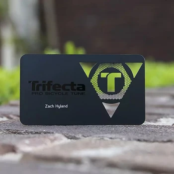 

laser out black metal business cards (thickness 0.3mm/0.5mm/0.8mm etc)
