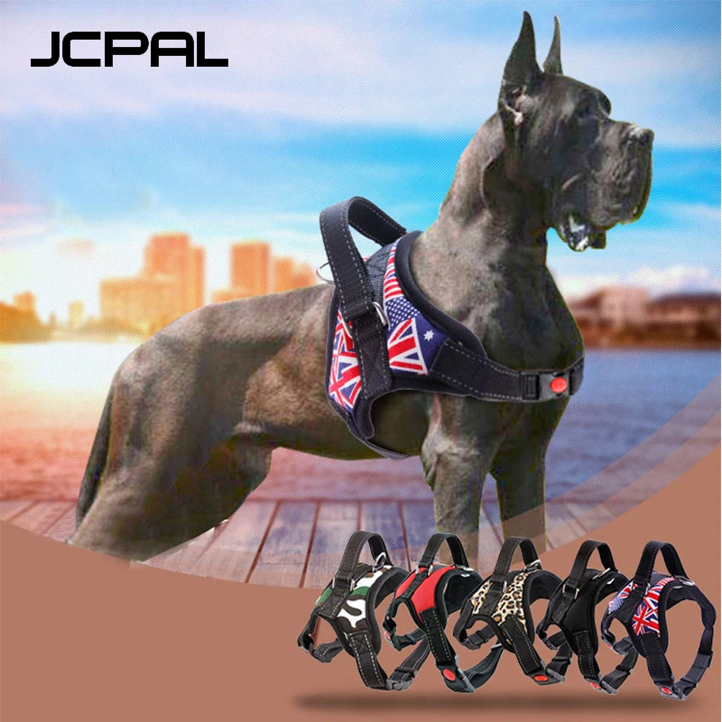 JCPAL Pet Collar Vest Professional Dog Nylon Mesh Pet Straps Fashion