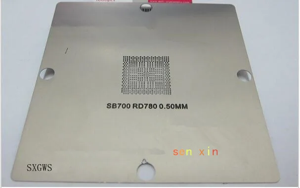 

1pcs 80*80mm 215-0752007 216-0674026 216-0752001 215-0674034 216-0674022 216-0674024 215NDA7AKA21FG BGA Stencil Template 0.5MM