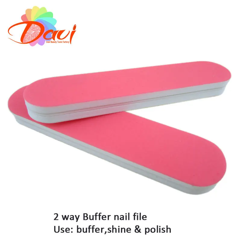 40pcs/lot Mini Nail Buffer Files Polishers For Nails Pink Nail Tools