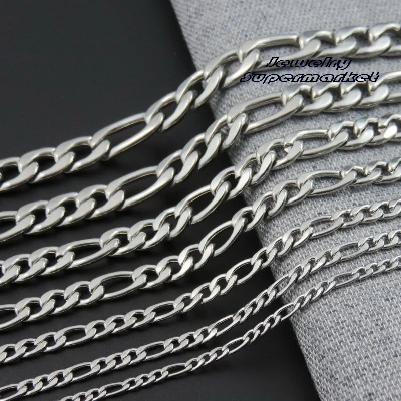 Ожерелье из нержавеющей стали 316L для мужчин и женщин 3/4/5/6/7 мм|chain necklace|fashion