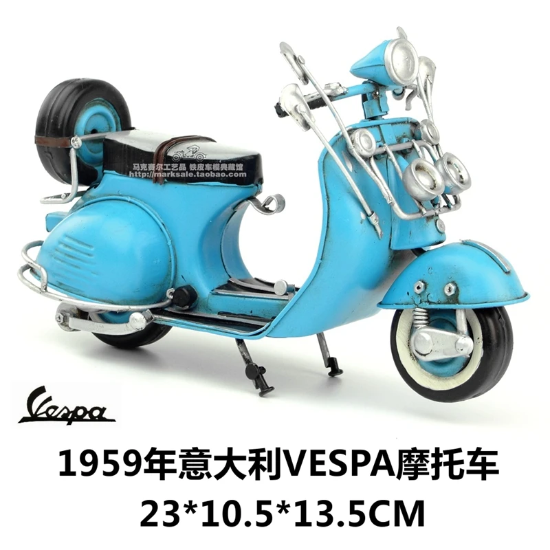 Goede Retro Itali euml; Stijl Handgemaakte Metalen Motorcycle Model Manual Home Decoratie Kunst en Ambachten Voor Coffee Shop Verjaardag amp; Christmas #039;Gift