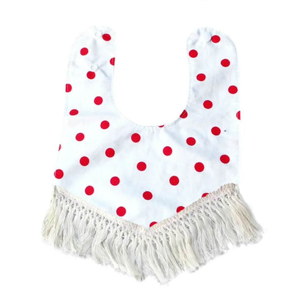 

Baby Bibs Fringed Lace Print Saliva Towel Toddler Cotton 2019 New Waterproof Bibs Infants Kids Saliva Kids Eating Towel #YL1