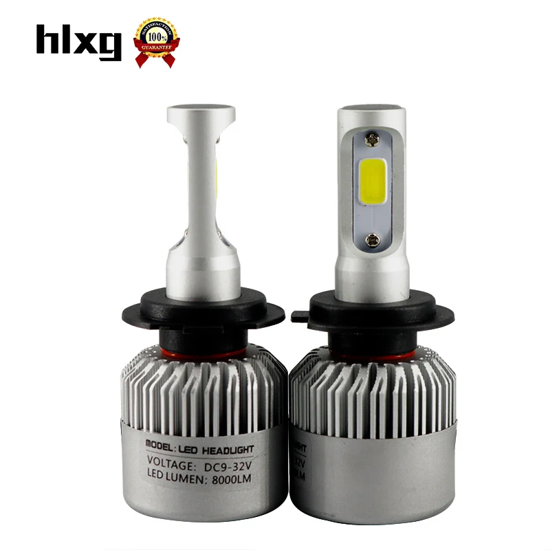 

H4 Car Led Headlight High Power Auto h7 led Hi/lo HB3 9005 High Low 36W X2 White 6500K Bulb Repalcement Xenon Headlamp
