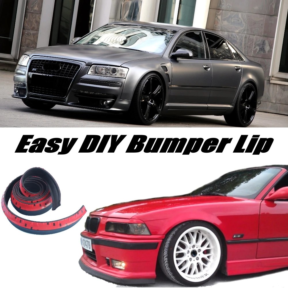 

NOVOVISU Bumper Lip Deflector For Audi A8 S8 1994~2016 / Front Skirt Spoiler For Car Tuning / Stig Recommend Body Kit + Strip