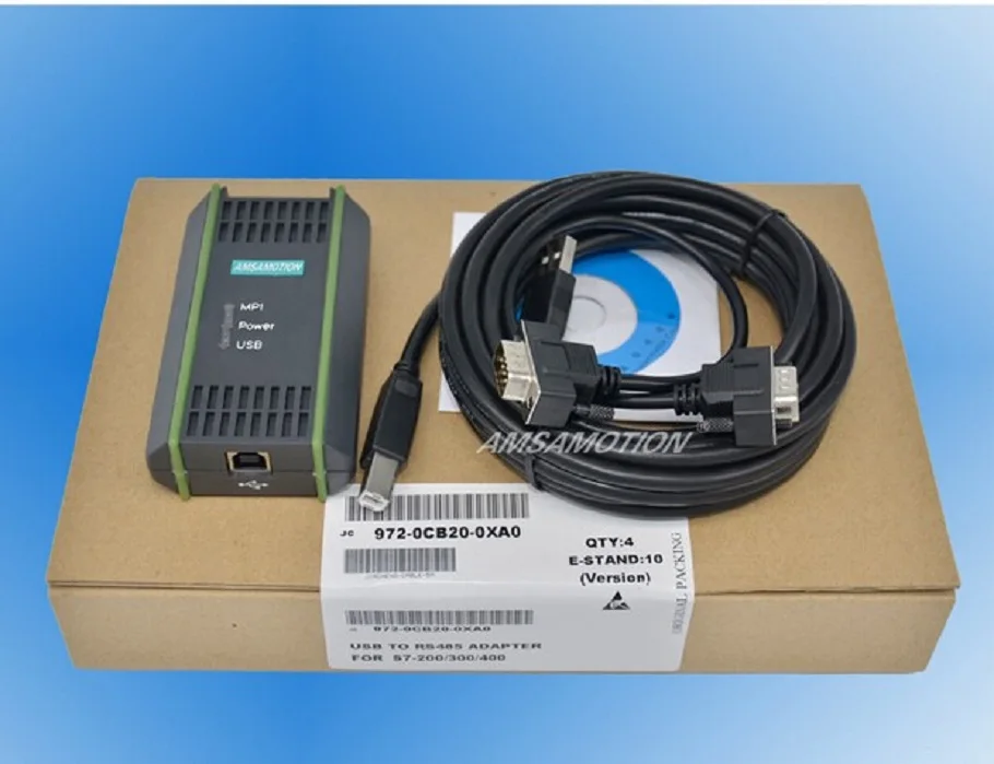  6ES7972-0CB20-0XA0 USB/MPI PC adaptador USB Cable para Siemen S7-200/300/400 PLC MPI/DP/Cable de pr