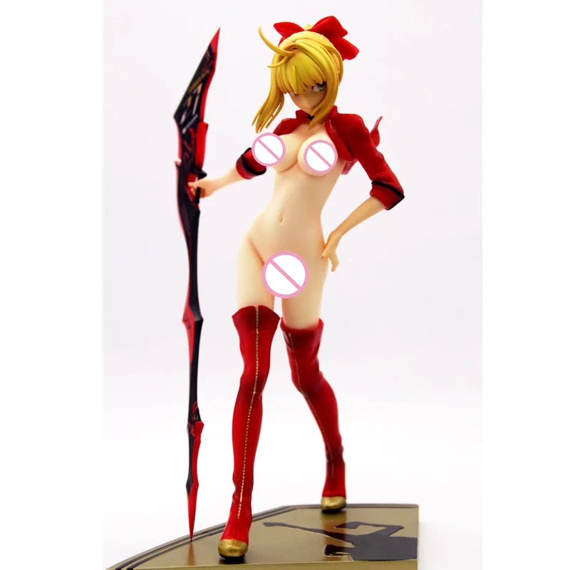 

1/7 Scale Fate/EXTRA Saber EXTRA TYPE-MOON RACING ver. Naked Sexy Resin GK model Collection anime figure