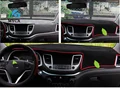 Für Hyundai Tucson 2015 2018 dark pad in die control panel sonnencreme matte innen änderung-in Stoßstangen aus Kraftfahrzeuge und Motorräder bei