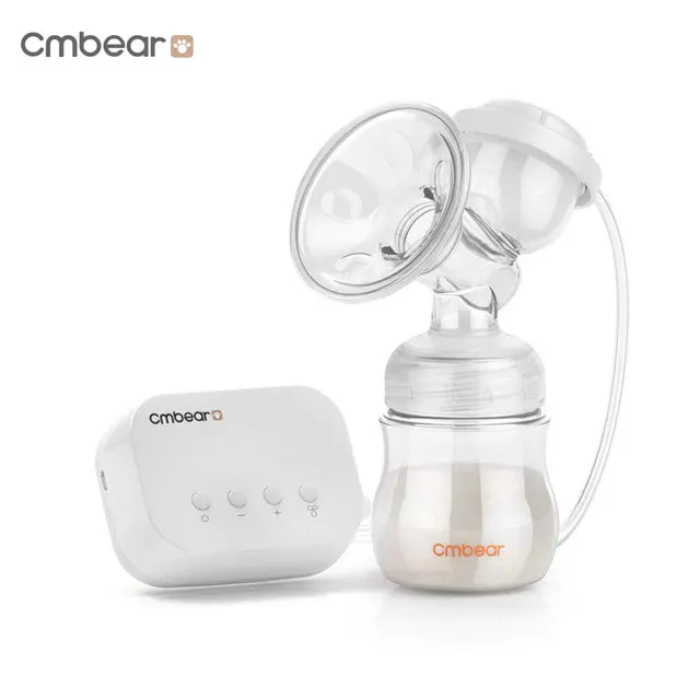 

CMbear Automatic Electric Breast Pump Multiple Section Adjustment Mute Design Milk Sucker Simple Push Button Breatfeeding Pump