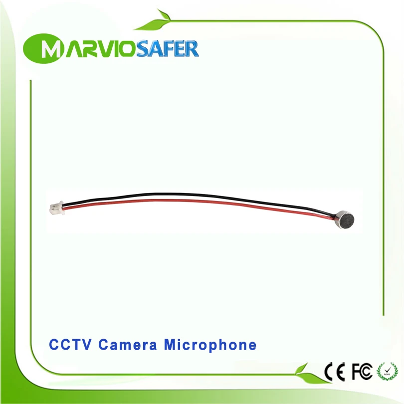 

5PCS Audio-in Microphone for CCTV Camera IP Network Camera No Need Power version