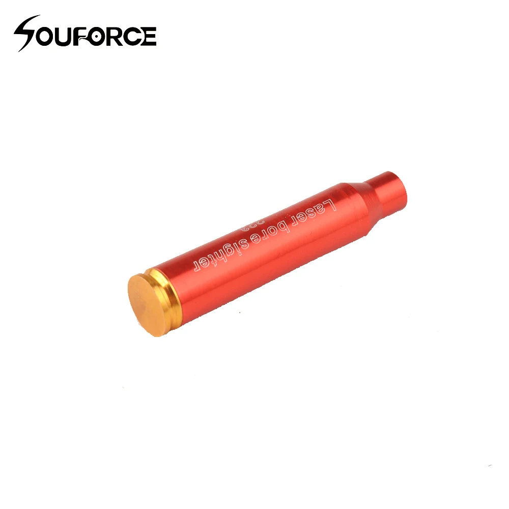 

US Tactical Laser Bore Sighter CAL.223 Red Dot Laser Bore Sight Caliber Cartridge Laser Pointer Includes 3 cell batteries