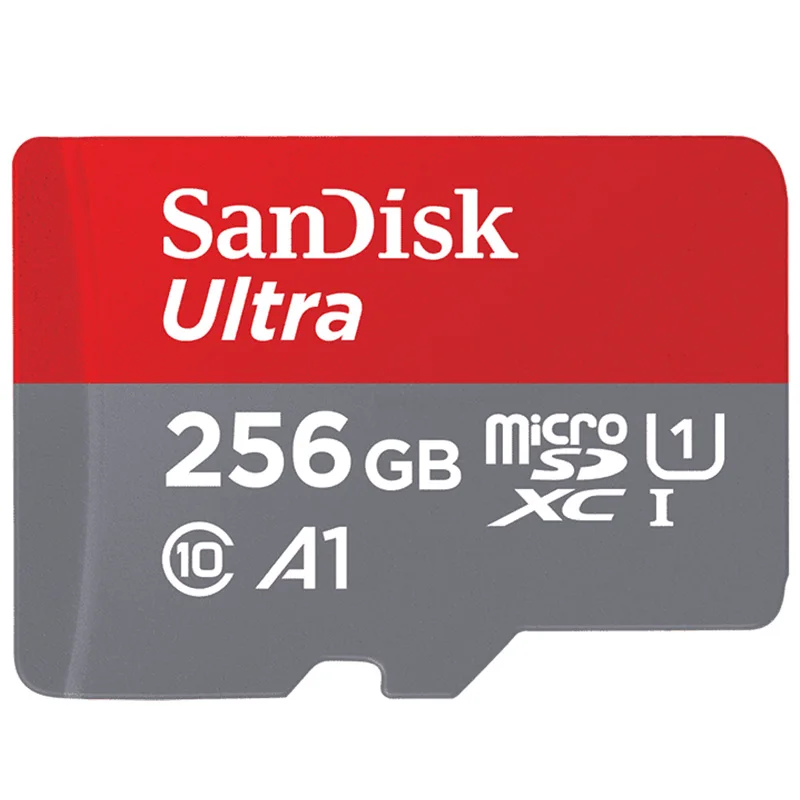 SanDisk Ultra 64 гб 32 гб 16 гб Micro SD карта максимальная скорость чтения 98 м/с класс 10 A1 UHS-1 флеш-карта TF карта памяти Microsd 128 гб 256 гб - Емкость: 256GB