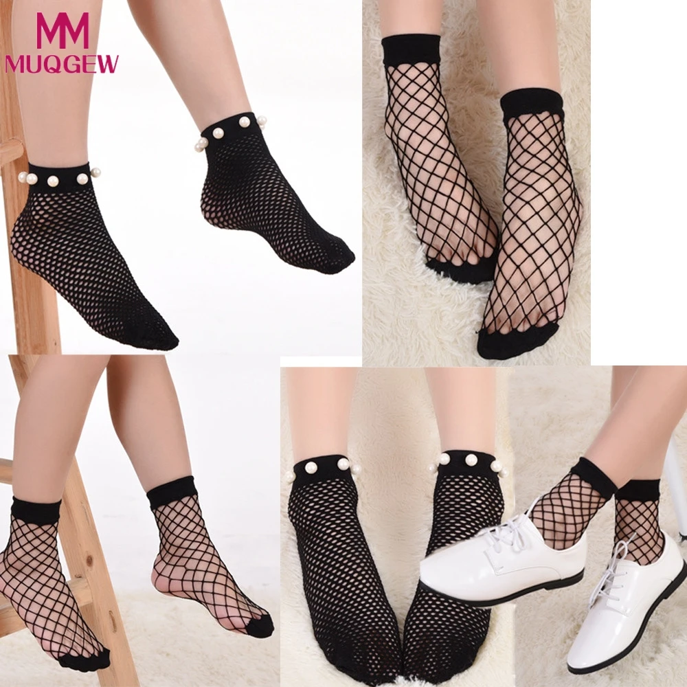

Summer Children Fishnet Stocks Fashion Children's Socks Soft High Socks Kids Infant Girl Mesh Lace Short Sock Suit 5-16Years