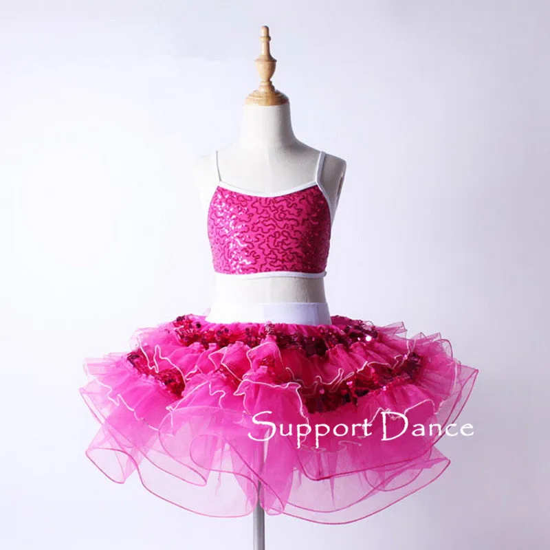pink dance crop top