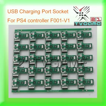 

50Pcs/Lot JDS-030 JDS030 Power Charging Board F001-V1 USB Charging Port Socket Board For PS4 Controller